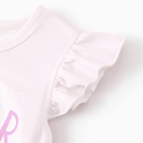 Image of Peppa Pig Girls Pant Sets Ruffle Long Sleeves Top Shirt and Leggings Clothing Set for Toddler Girls Fall Clothes Size 2-6T