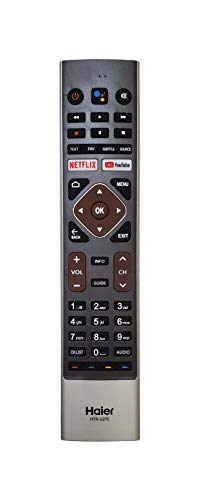 Image of Ehop Remote No.HTR-U27E with Google Assistance (Voice Function) & Netflix for, HAIER LED TV