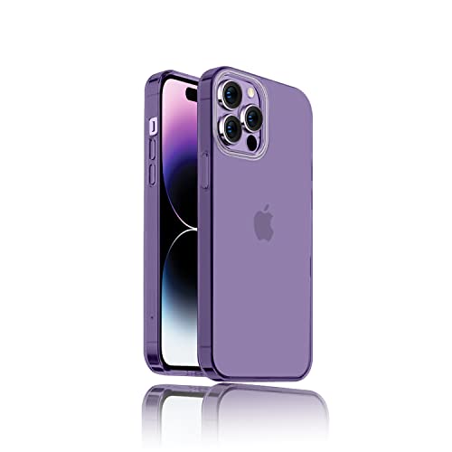 Image of GRIPP Neo Shock Absorbent Case Compatible with iPhone 14 Pro (6.1 inch) Drop Test Protection Ultra Tough Lightweight & Anti Shock Protection with Scratch Resistant Transparent Back Cover - Purple