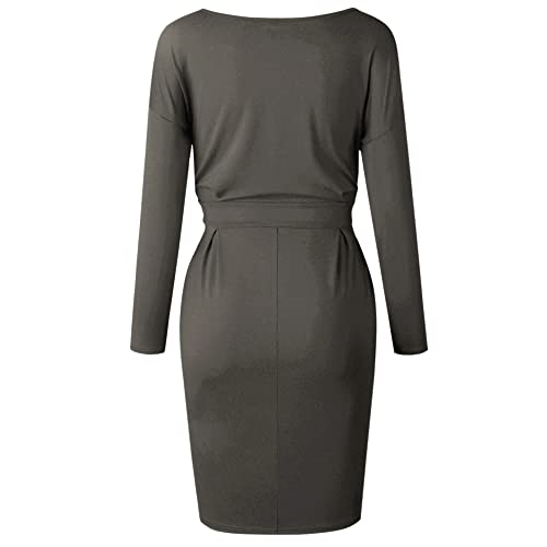 Image of PRETTYGARDEN Women's Fall Long Sleeve Bodycon Party Dress