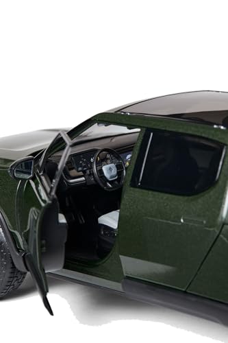 Rivian R1T a escala 1:20 verde bosque miniatura 5