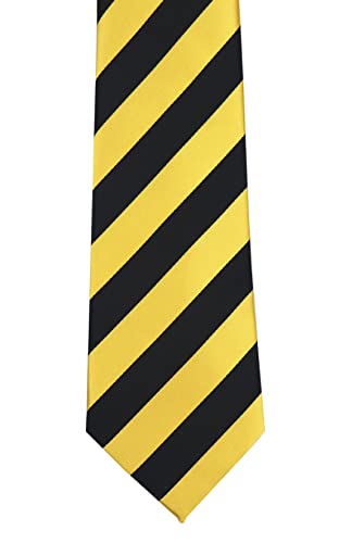 Image of Elfeves Men's Modern Striped Patterned Formal Ties College Daily Woven Neckties
