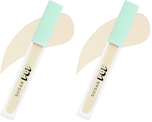Image of SUGAR POP Full Coverage Concealer | Vitamin E Infused | Waterproof | Blendable | 01 Cashew - 4ml (Pack of 2)