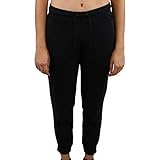 Pflegehinweise: Machine Wash Nike Damen W NSW ESSNTL Pant Tight FLC Sport Trousers, Black/(White), XL