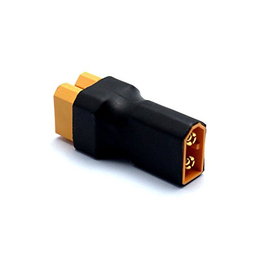 Conector paralelo XT60 1 macho a 2 hembras 2 piezas miniatura 5