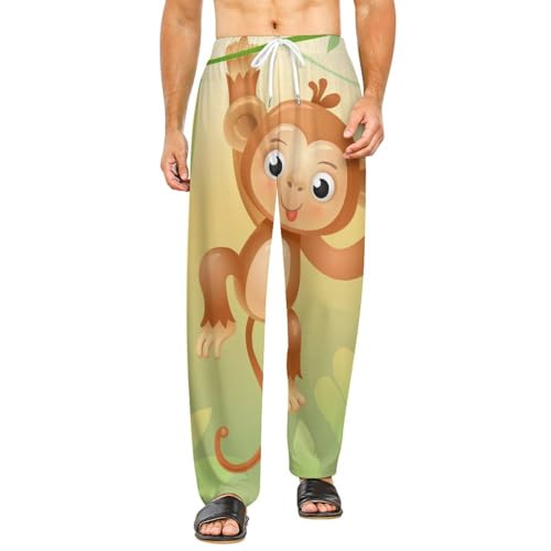 Pantalon de nuit singe femme long pour des soirées cocooning S
