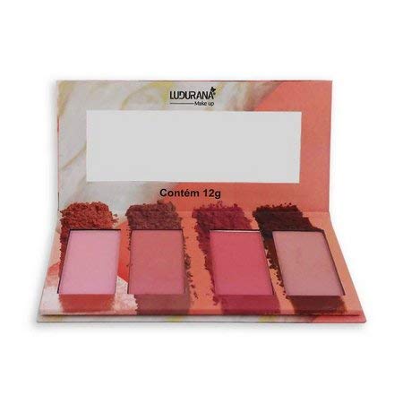 Kit Quarteto Iluminador, Blush e Contorno Ludurana