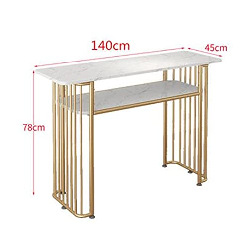 ACYY Maniküre-Nageltisch Und Stuhl Set Single Und Double Manicure Station Einfach Und Modern (Color : Table 140cm) – Bild 3