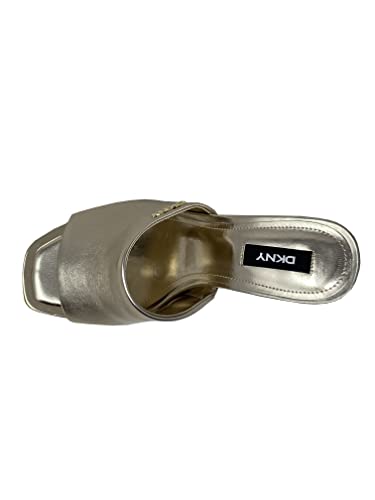Dkny Women's Essential Open Toe Fashion Pump Heel Sandal Heeled, Gold, 8 #TOP4