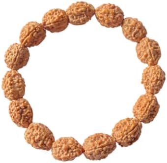 The Millennium Gallery Attractive Design 11 Mukhi Rudraksha Bracelet for Men & Women Rudraksha Bracelet Certified By IGL Brown Colour Beautiful Nepali Rudraksha Beads रुद्राक्ष ब्रेसलेट