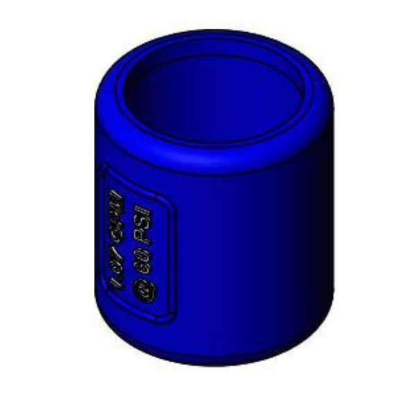 018293-45NS 1.07 GPM EB-0107-J - Protector de parachoques azul