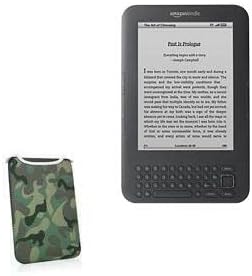 BoxWave Case Compatible with Kindle (3rd Gen 2010) - Camouflage SlipSuit, Slim Design Camo Neoprene Slip On Pouch