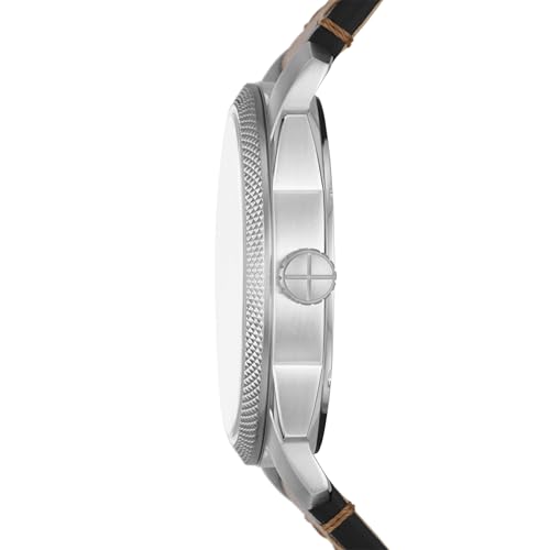 Image of Fossil Men's Watch, Machine Quartz Stainless Steel Three-Hand Watch for Men