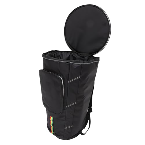 HANABASS Portable African Drum Backpack Capacity Drum Bag with Shockproof Design Thick Shoulder Strap for Drums Accessories