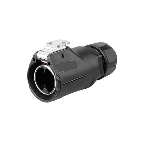 Prise mâle femelle LP28 2 broches étanche pour raccordement câble 6 AWG