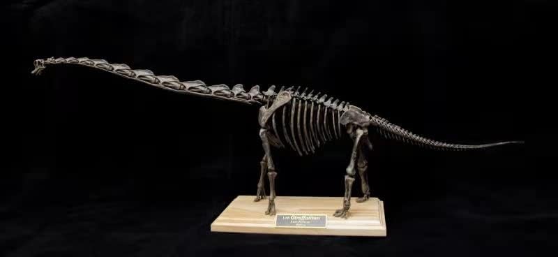 VWUVWU 1：35 Scale Giraffatitan Skeleton Figure Brachiosaurus Resin Animal Model Dinosaur Collector GK Decor Gift for Adult