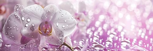 Diamant Painting Orchidée Idéal pour Décoration Chambre Adulte Grand Format