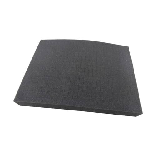 Espuma de caja contra golpes y vibraciones en transporte, negro, 50x50x5cm 2
