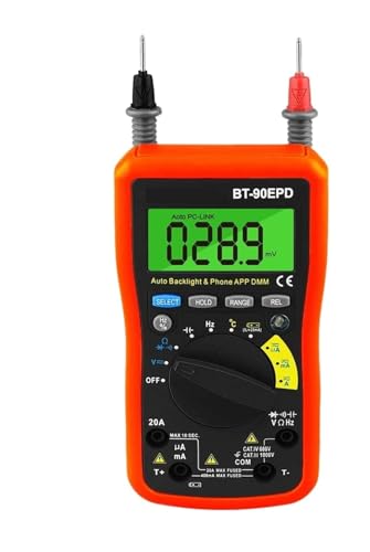 Multimètre numérique BT-90EPD automatique avec transfert Bluetooth pour téléphone portable