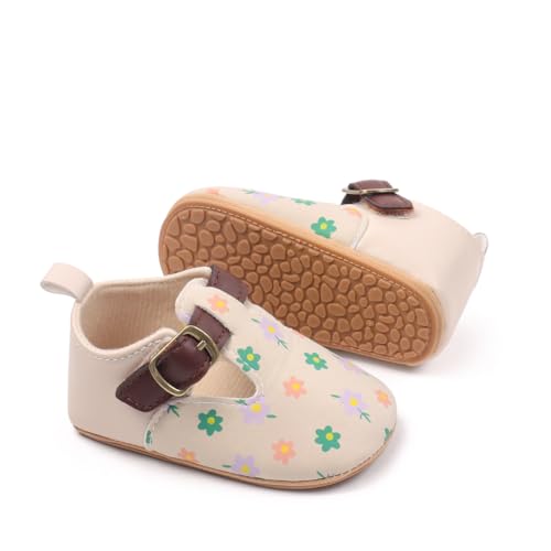 Newborn Baby Girls Infant Soft Rubber Sole Anti-Slip Shoes Moccasins Baptism Christening Crib Shoes Flats2