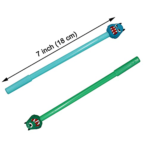 Maydahui 32 canetas esferográficas de Halloween, monstro, fofa, diabo, olho grande, estilo animal, t