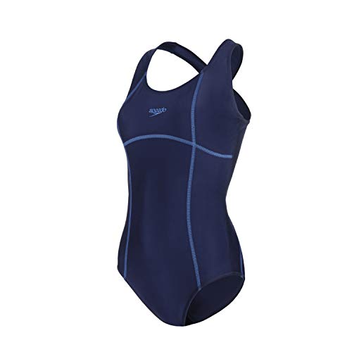 Speedo Cozy Maillot, Feminino, Azul, G
