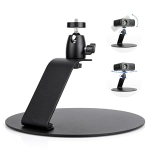 OJTOJT Desktop Projektorständer, Beamer Ständer 360° Drehbar Tisch Beamer Ständer mit 1/4-Zoll-Schraubschnittstelle Projektor Halterung für Mini-Projektoren Kamera Monitor (B)