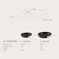 All-Clad HA1® Nonstick, 2-Piece Fry Pan Set, Induction Ready — image 2