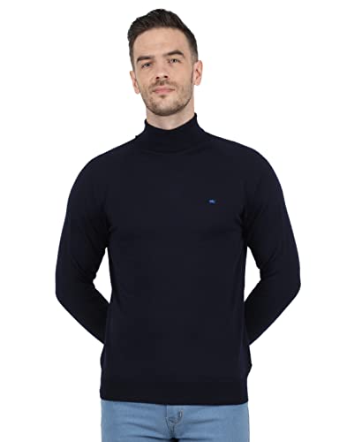 Image of Monte Carlo Men Wool High Neck Pullover Sweater