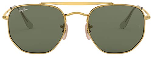 Ray-Ban RB3648 Marshal Unisex Metal Sunglasses Gold 001-54mm2