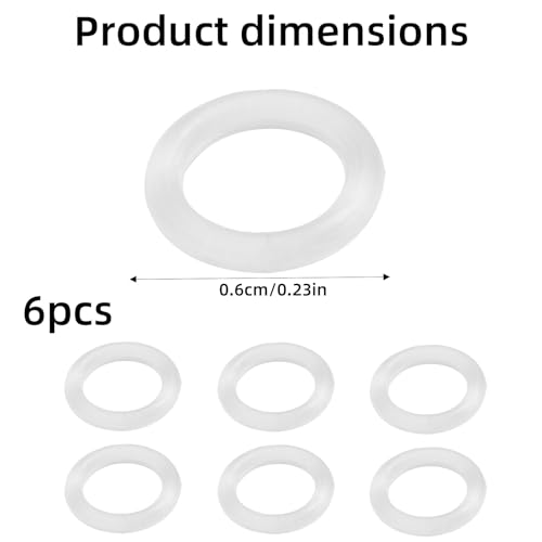 6 piezas de juntas para extractor manual Medela Harmony miniatura 2