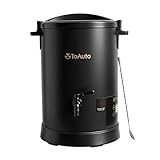 TOAUTO 12Lbs Digital Wax Melter for Candle Making,Easy Pour Spout Large Electric Wax Melting Pot, Wax Melter with Accurate Temperature Control Panel,No Cloggy for Production Soap Candle- 1100W