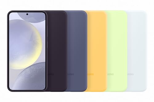 Coque en silicone pour Samsung Galaxy S24 Vert Clair