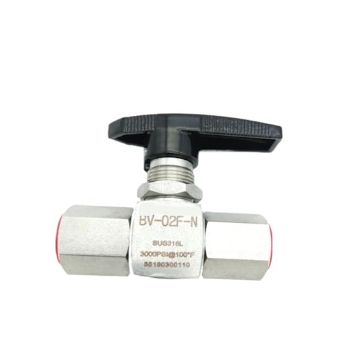 Válvula de bola de acero inoxidable de 10mm con rosca hembra NPT resistente a 3000 Psi 2