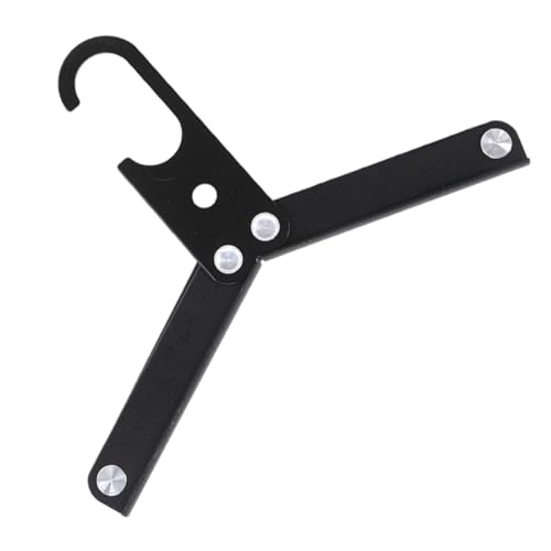 Unomor Foldable Hanger Foldable Drying Rack Foldable Clothing Rack Clothes Hangers Hanger Childrens Hangers for Clothes Creative Hanger Clothes Hanger Giant Towel Pegs Black