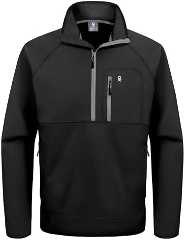 Little Donkey Andy Men's Golf Pullover 1/4 Zip Sweatshirts Waterp...