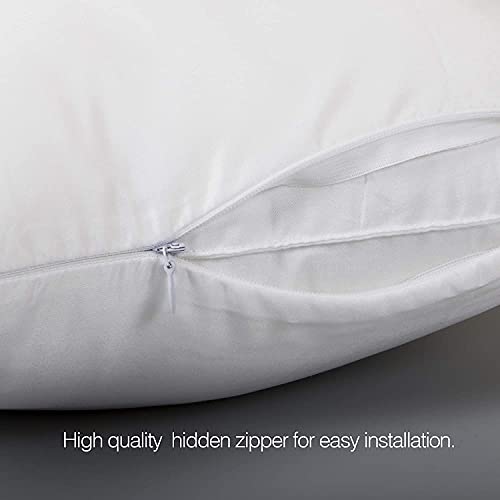 Toddler Travel Pillowcase 14 X 20 Inches - 2 Pieces Toddler Pillow Covers For Kids 400 Tc -100% Egyptian Cotton Zipper Closure - Blush #TOP2