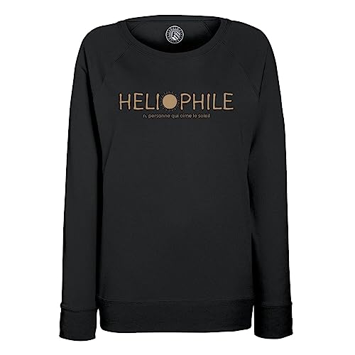 Sweatshirt femme héliophile style bohème et soleil d'été idéal pour les soirées fraîches