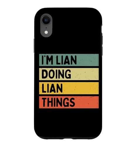 I'm Lian Doing Lian Things �ʔ������� �X�}�z�P�[�X iPhone XR �p
