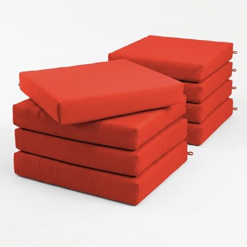 Amazon.com: California Umbrella Outdoor Replacement Patio Chair Pad Set ...