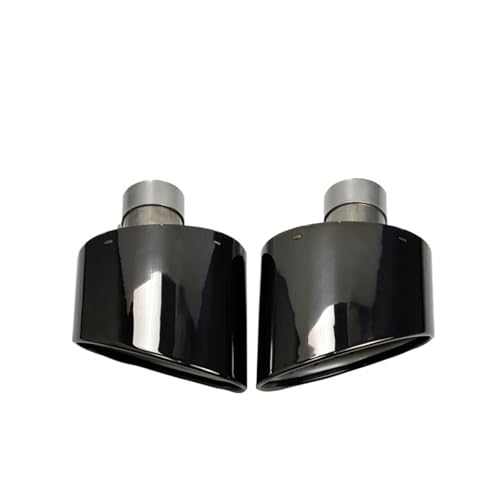 Embout echappement en acier inoxydable noir pour sublimer votre Audi A4 A5 A6 A7