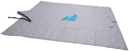 TRANGO Cord Trapper - Lightweight Rope Tarp, Gray, 4 x 5ft