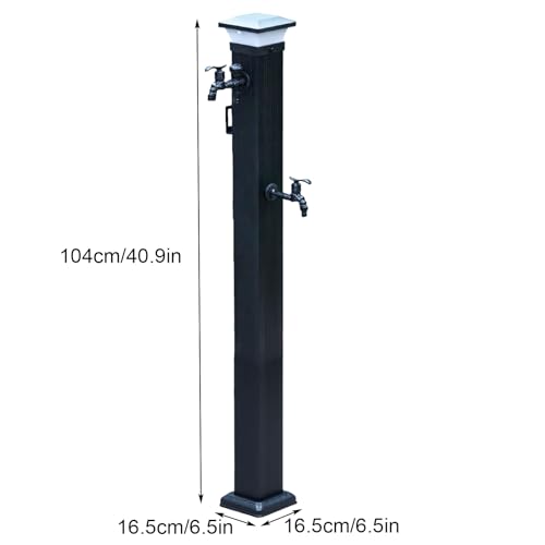 Colonne d'eau extérieure avec LED solaire antigel XL - 3