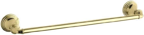 KOHLER K-10550-PB Devonshire 18-Inch Bathroom Towel-Bar, Vibrant Polished Brass