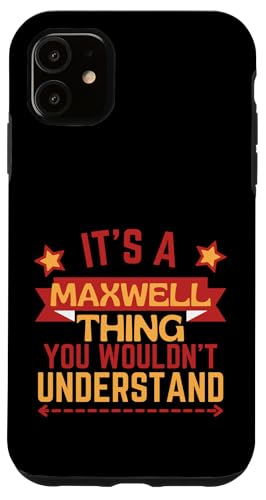 Maxwell ���O �}�N�X�E�F���ւ̖ʔ����M�t�g �X�}�z�P�[�X iPhone 11 �p