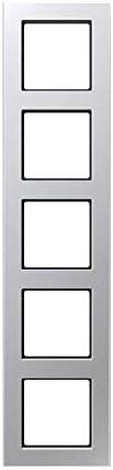 Jung A 5585 BF AL Frame 5-Way Wall Plate