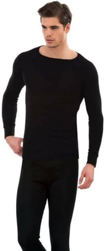 bejamonti Termal Takım Alt Üst Beden Çorap Hediyeli, XL, Termal Takım, Siyah, Erkek - Görsel 1
