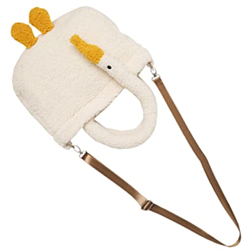 Sac en peluche oie mignon idée cadeau femme petit paquet bandoulière doux