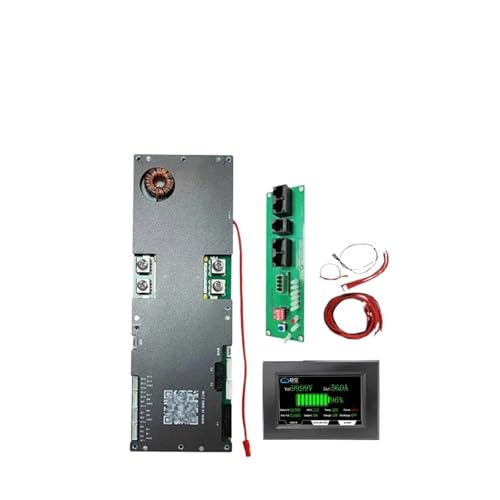 KOSBO Inversor Inteligente JK BMS PB1A/2A,16S,15P/20P BMS 8S 24V 16S 48V 1A/2A Balance Activo 100A 150A 200A RS485 RS232 BT LiFePO4(JKPB2A16S15P 4.3LCD)