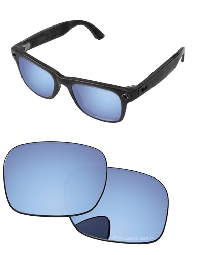 Image of Replacement Lenses for Ray-Ban Meta Wayfarer RW4006 & RW4012 50mm AI Glasses - Photochromic, Anti Blue Light Lens